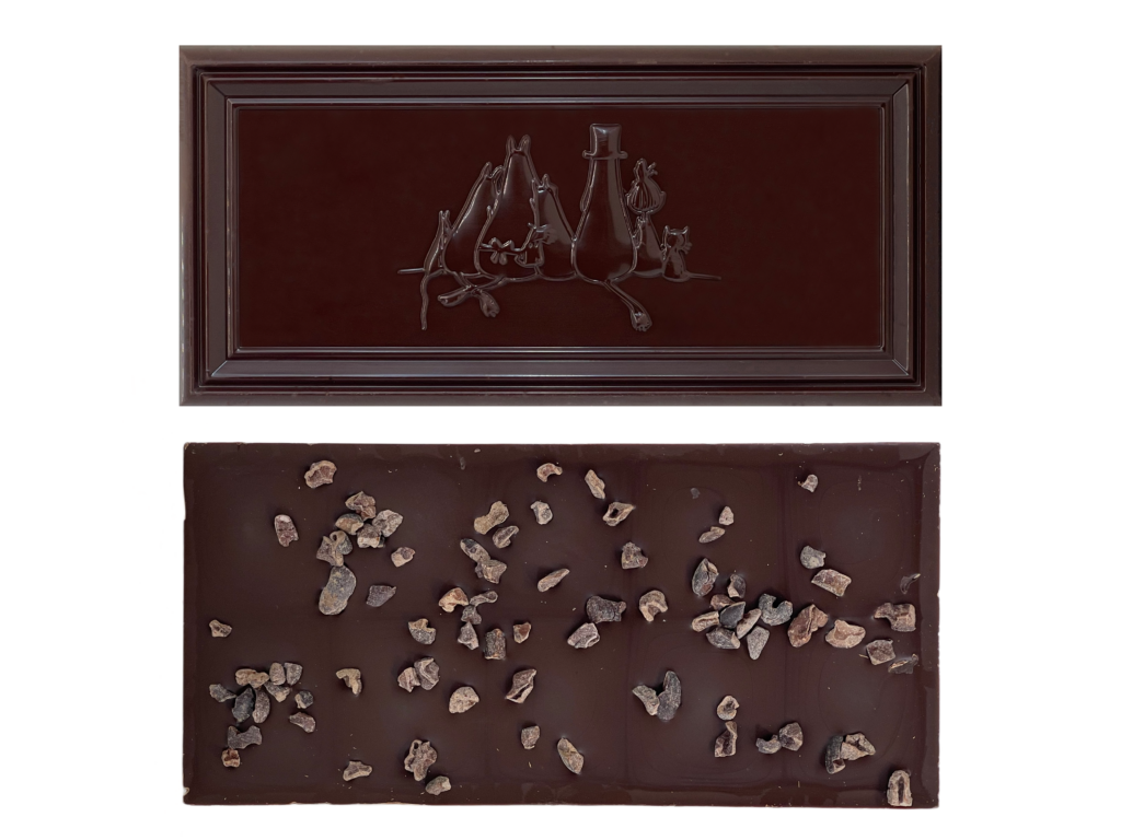 The-Hattifatteners-Dark-chocolate-with-cocoa-nibs-Organic-Moomin-Chocolate-front-and-back-1024x768